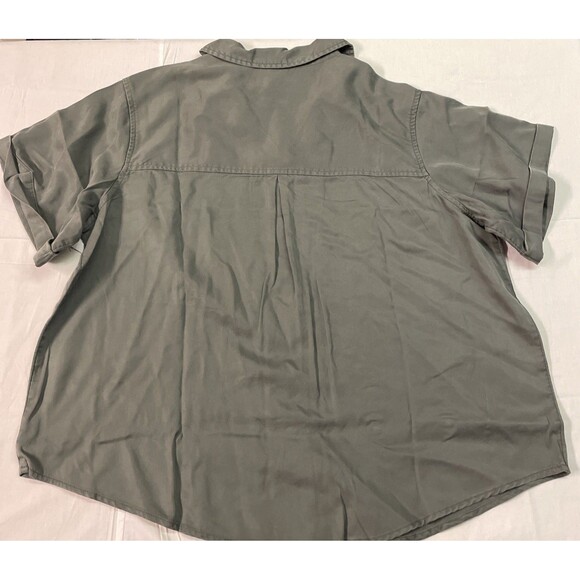 MEMBERS MARK Womens Tencel Camp SHIRT Green Size XL NWT - Picture 5 of 5